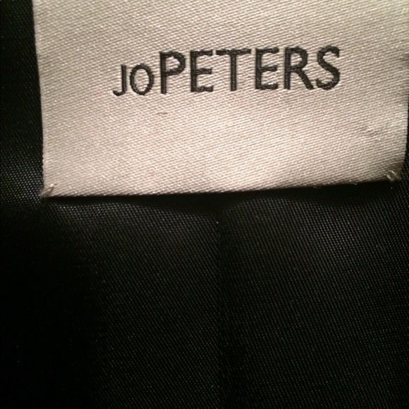 Jo Peters leather Jacket with wool sleeves, Size S - Picture 3 of 4